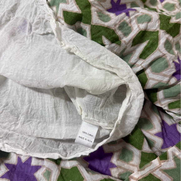 Banjanan Iris Cotton Voile Ruffle Dress - Picture 8 of 11